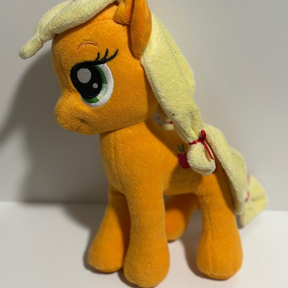 Ty Other - Ty Orange Plush Pony with Pale Yellow Mane